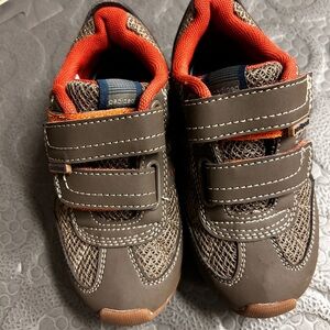 Pediped Brown and Orange Kids Sneakers